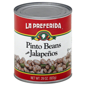 La Preferida - Pinto Jalapeno Beans, 29 Oz - Pack of 12