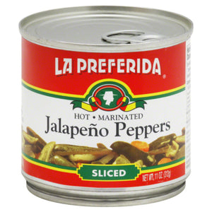 La Preferida - Sliced Jalapeno Pepper, 11 Oz - Pack of 12