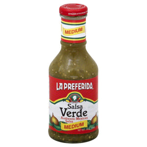 La Preferida - Medium Salsa Verde, 16.4 Oz - Pack of 12