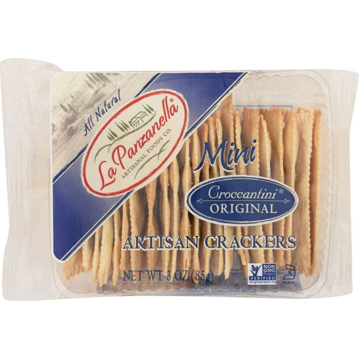 La Panzanella - Mini Croccantini Original Crackers, 3 Oz