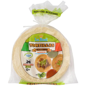 La Real - Yellow Corn Tortillas Mexicanas, 24 Oz - Pack of 12