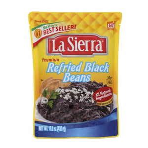 La Sierra - Black Beans Pouch, 15.2 Oz - Pack of 8