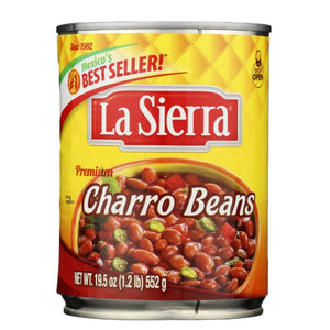 La Sierra - Charro Beans Whole, 19.5 Oz - Pack of 12