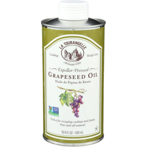 La Tourangelle - Grapeseed Oil, 16.9 fl Oz - Pack of 6