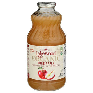 Lakewood - Organic Pure Apple Juice, 32 fl Oz - Pack Of 6