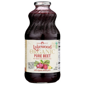 Lakewood - Organic Pure Beet Juice, 32 fl Oz - Pack Of 6