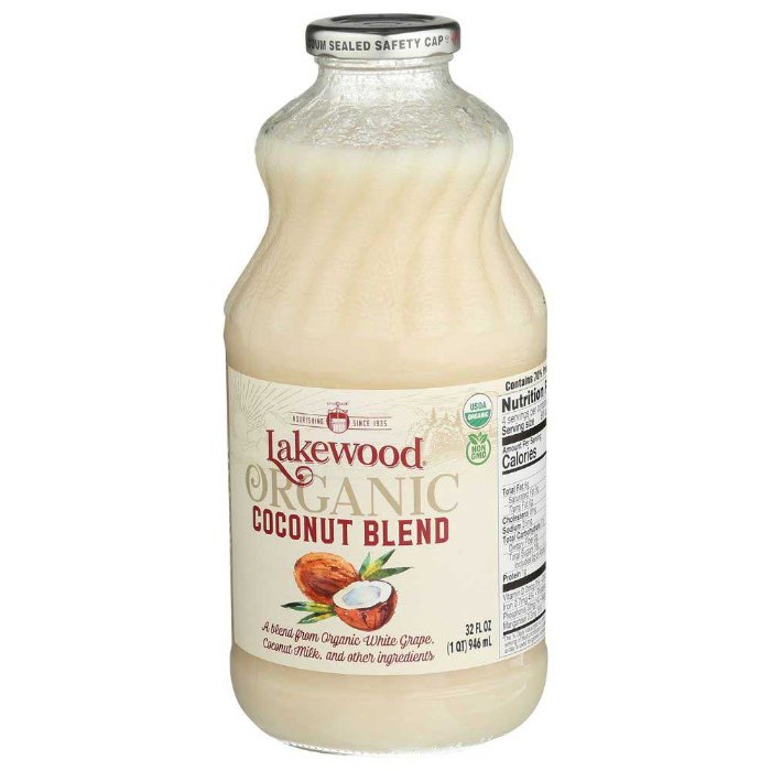 Lakewood - Organic Coconut Milk Juice, 32 fl Oz