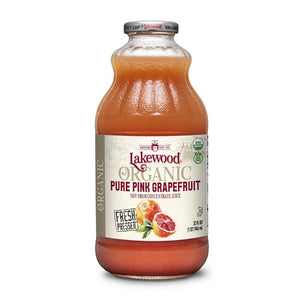 Lakewood - Organic Pink Grapefruit Juice, 32 fl Oz - Pack Of 6