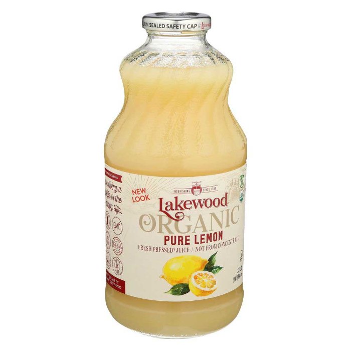 Lakewood Organic Pure Lemon Juice, 32 oz