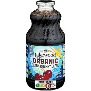 Lakewood - Organic Black Cherry Juice, 32 Oz - Pack Of 6