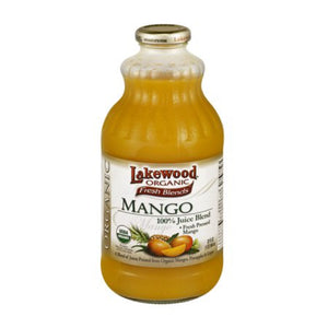 Lakewood – Organic Pure Mango Juice, 32 fl oz | Pack of 6