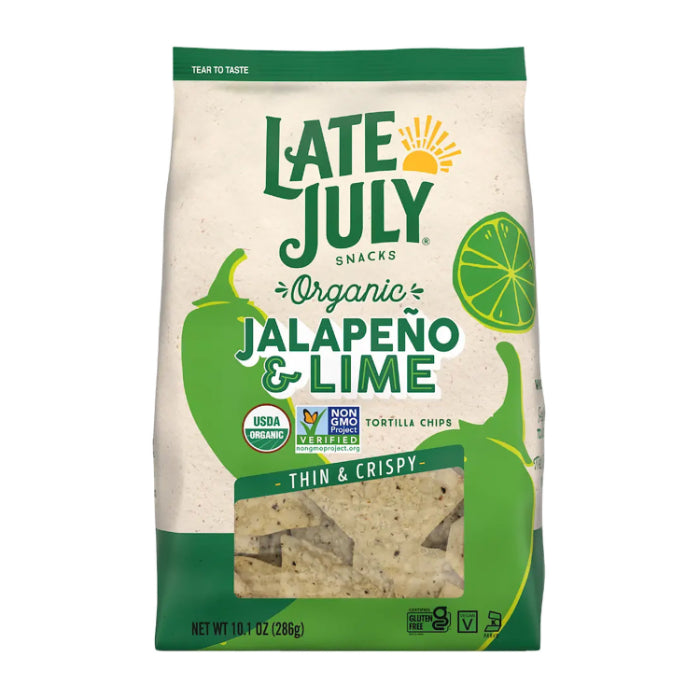 Late July - Restaurant Style Jalapeño Tortilla Chips, 10.1 Oz