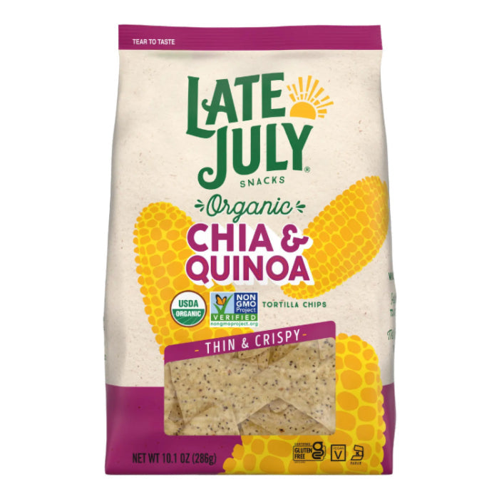 Late July - Tortilla Chips Chia & Quinoa, 10.1 Oz