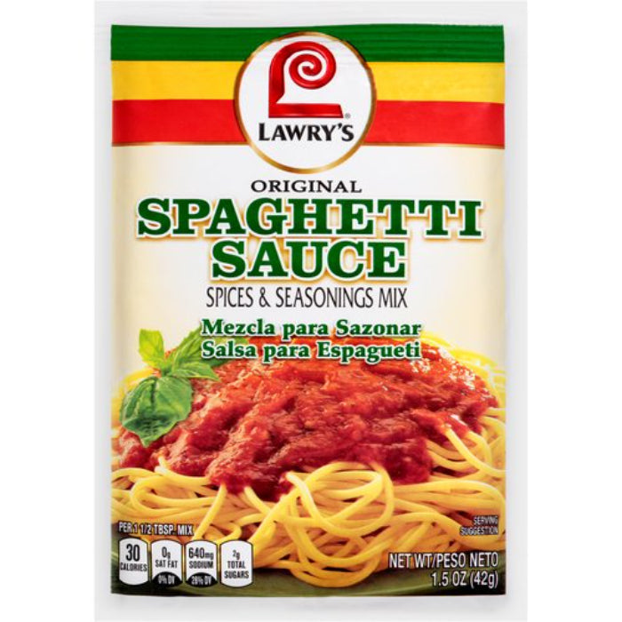 Lawry's - Spaghetti Sauce Mix Original, 1.5 Oz