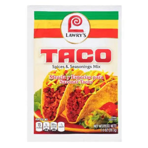 Lawry’s - Taco Seasoning Mix, 1 Oz - Pack of 12