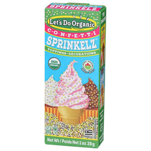 Let's Do Organic - Confetti Sprinkelz, 1 Oz