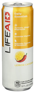 Lifeaid Beverage - LifeAid Lemon Cayenne, 12 Oz - Pack of 12