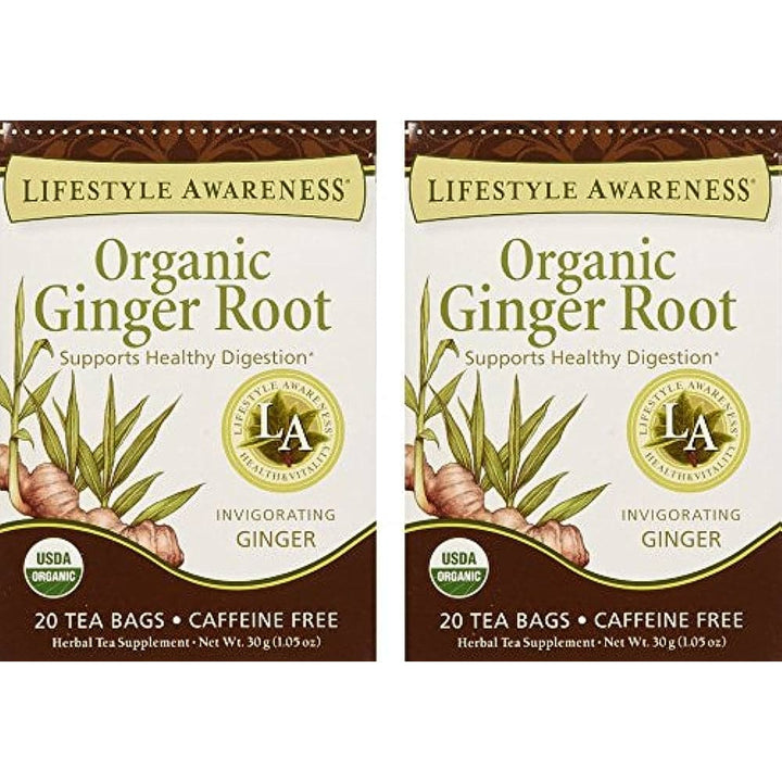 Lifestyle Awareness - Organic Ginger Root Tea With Invigorating