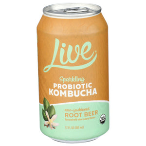 Live Kombucha - “New-Fashioned Root Beer”, 12 Oz | Pack of 6