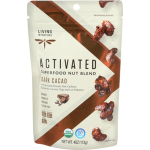 Living Intentions - Dark Cacao Superfood Nut Blend, 4 Oz