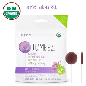 Lolleez - Tumeez Organic Tummy Soothing Pops, 2.5 Oz