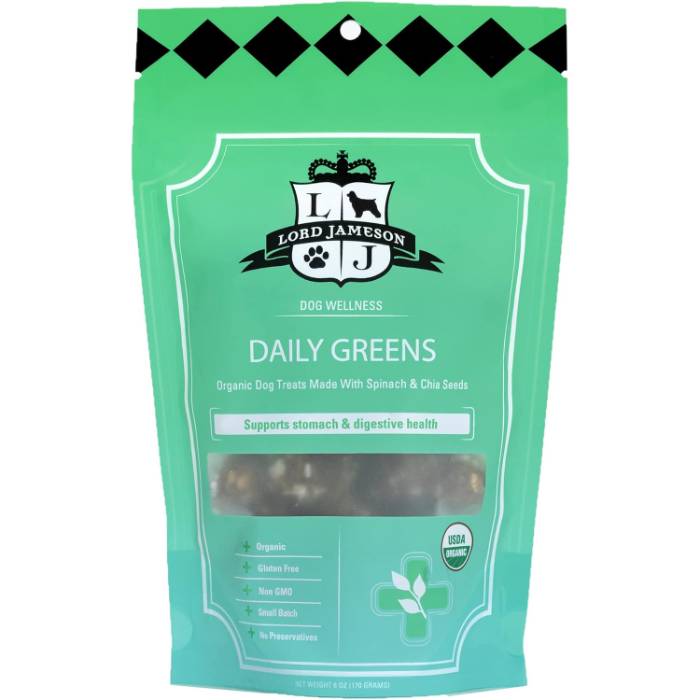Lord Jameson - Organic Wellness Dog Treats Daily Greens, 6oz 
