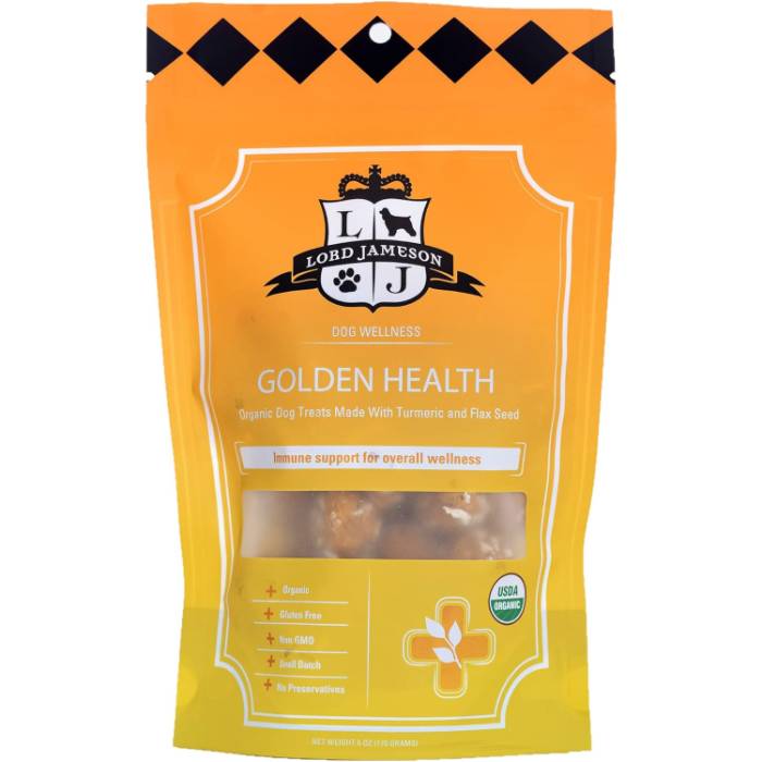 Lord Jameson - Organic Wellness Dog Treats Golden Health, 6oz 