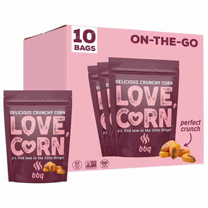 Love Corn - Love Corn BBQ, 1.6oz | Pack of 10