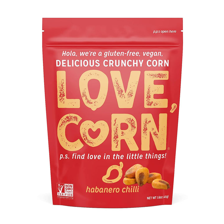 Love Corn - Love Corn Habanero, 1.6oz  Pack of 10