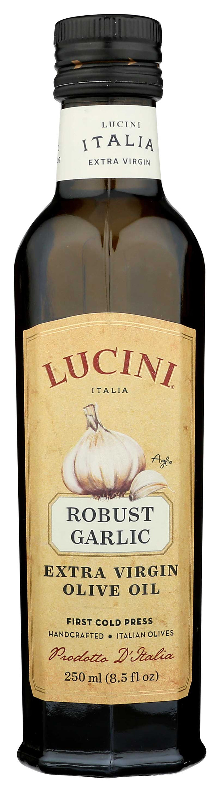 Lucini - Garlic Infused Extra Virgin Olive Oil, 250 Ml