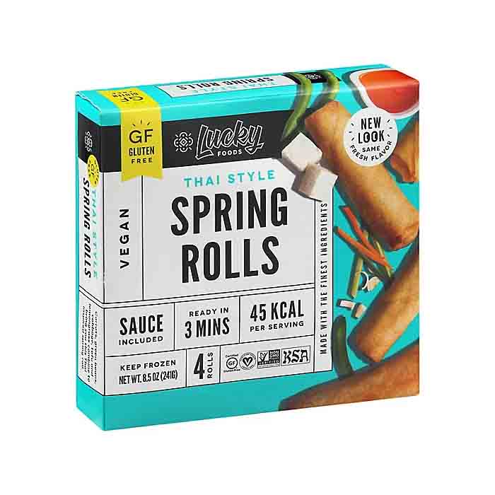 Lucky Foods - Thai Spring Rolls, 8.5oz