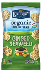 Lundberg - Organic Mini Ginger Rice Cakes, 5 Oz - Pack of 6