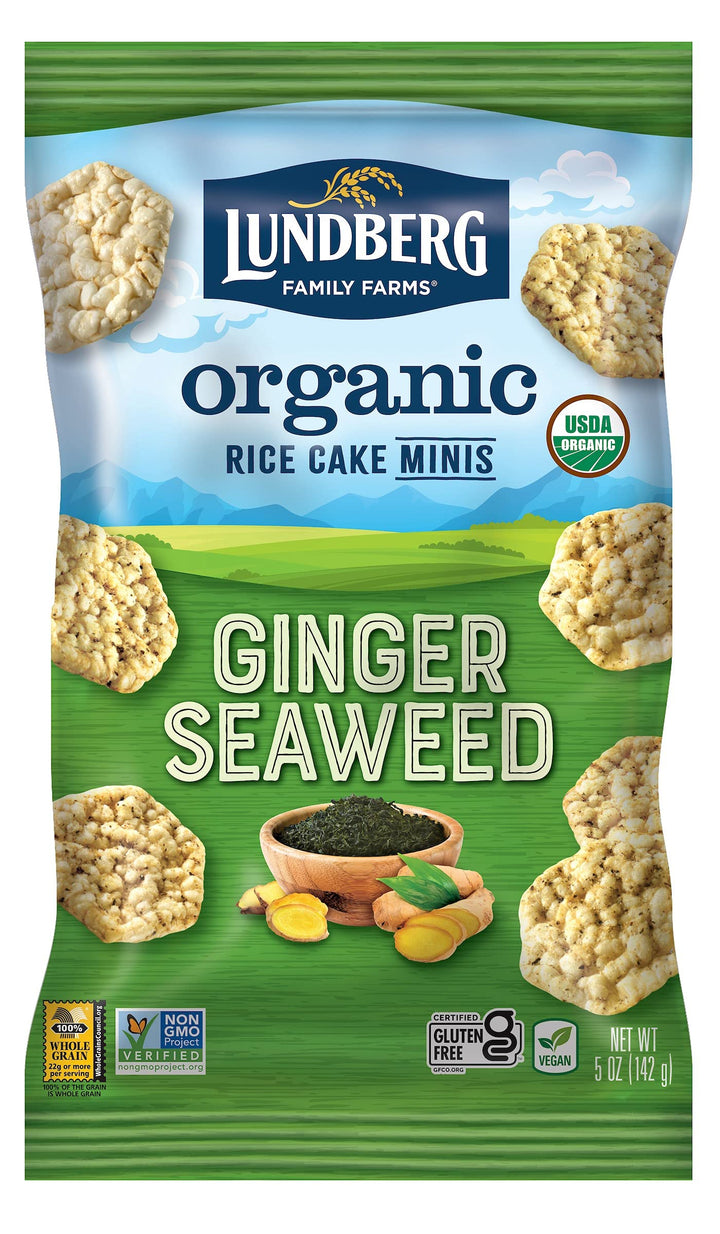 Lundberg - Organic Mini Ginger Rice Cakes, 5 Oz