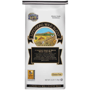 Lundberg - Organic Wild Blend Rice, 25 Lbs