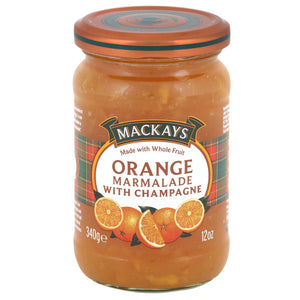 Mackays - Orange Marmalade with Champagne Preserve, 12 Oz - Pack of 6