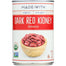 Made With - Organic Dark Red Kidney Beans 15 Oz