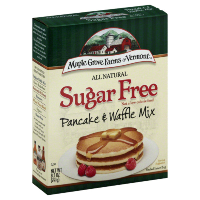 Maple Grove - Mix, Pancake Natural Sugar-Free Low Carb, 8.5 Oz - Pack of 8