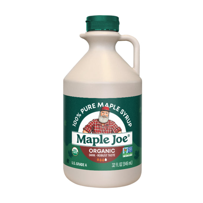 Maple Joe - Syrup Maple Dark Organic, 32 Fl Oz - Pack of 6