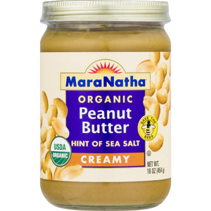 Maranatha - Peanut Butter Creamy Salted Organic, 16 Oz - Pack of 6