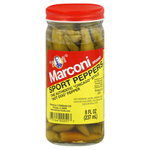 Marconi - Pepper Hot Sport, 8 Oz - Pack of 6