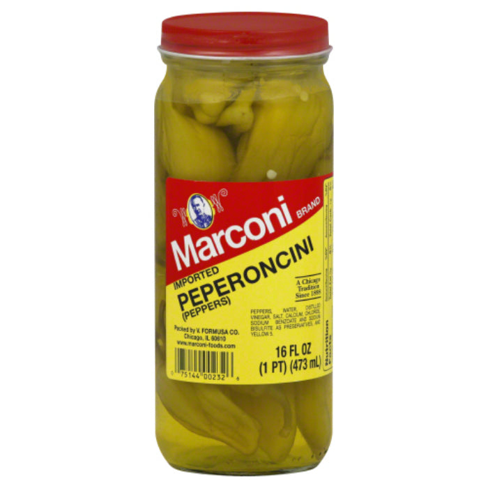 Marconi - Peperoncini Imported, 16 Oz - Pack of 12