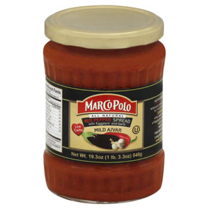 Marco Polo - Mild Ajvar Spread Red Pepper, 19.3 Oz - Pack of 12