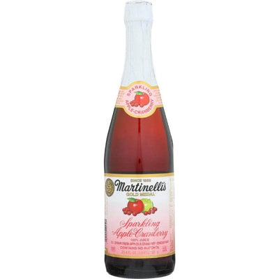 Martinelli - Sparkling Juice - Apple Cranberry, 25.4fo (Pack of 12)