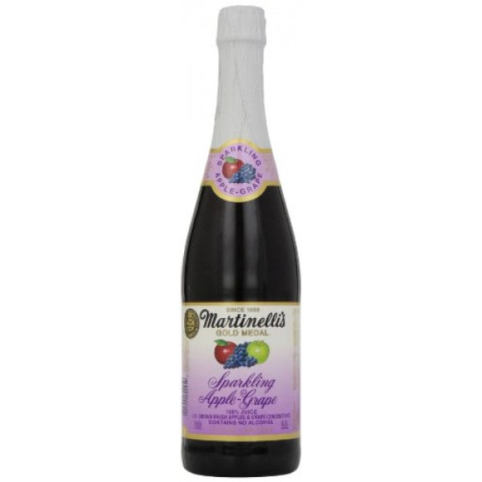 Martinelli - Sparkling Juice - Apple Grape, 25.4fo (Pack of 12)