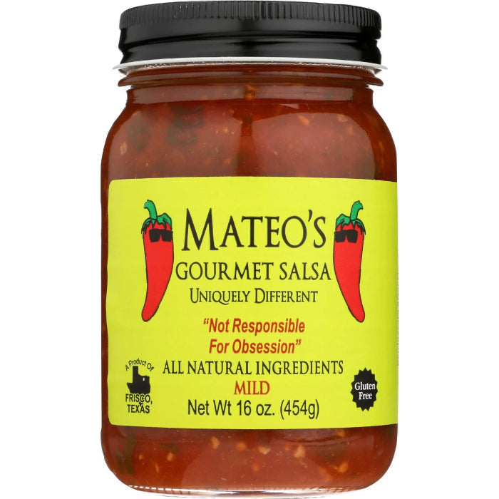 Mateo's Gourmet Salsa - Mild, 16 oz - Pack of 6