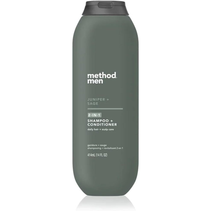 Method - 2-in-1 Shampoo for Men, Juniper, 14 oz - Pack of 1