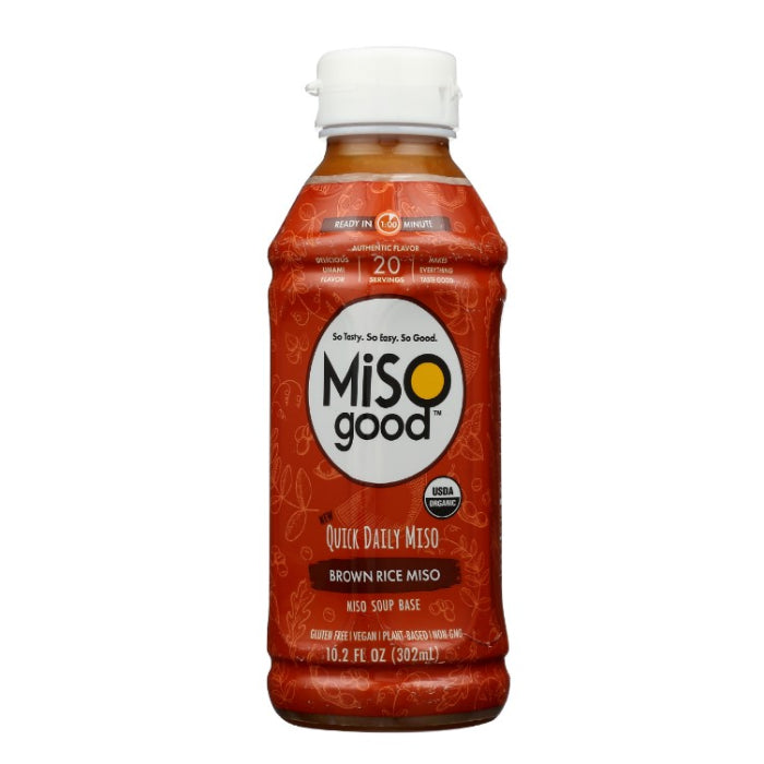 Misogood Rice Brown Miso Concentrate 10.2 Oz - Pack of 6