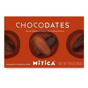 Mitica Dates Choco Pitted Deglet 4.94 Oz - Pack Of 10