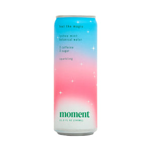 Moment Water Sparkling Lychee Mint 11.5 oz - Pack of 12