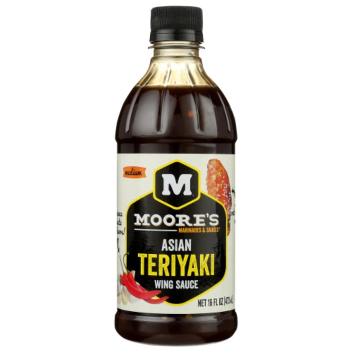 Moore Sauce Wing Teriyaki Asian 16 Oz - Pack of 6